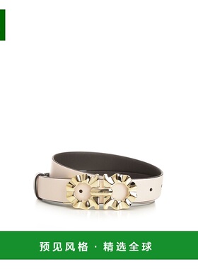 香港直邮Salvatore Ferragamo 花形双面可调节腰带 230424