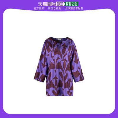 韩国直邮PAROSH23SS中长连衣裙女D731286SONDE 845purple