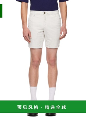 1h可退 香港直邮rag bone 瑞格布恩 男士 灰白色 Perry 短裤 MED2