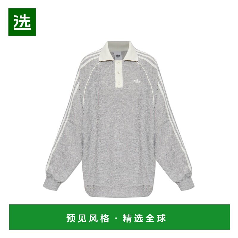 香港直邮ADIDAS ORIGINALS 女士卫衣 KS77910GRETWO CO 灰色 - 实物图