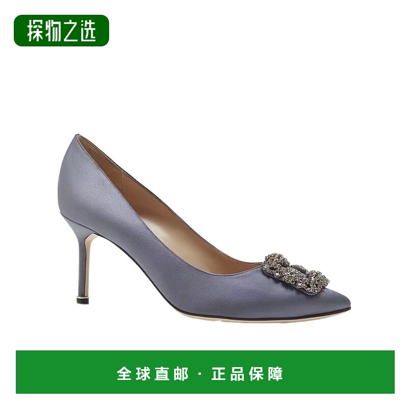 香港直邮Manolo Blahnik 水晶扣装饰高跟鞋 9XX 0662 0043 4126