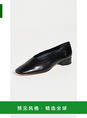 1h可退 香港直邮aeyde 女士 Delia 纳巴革高跟鞋 AEYD black黑色