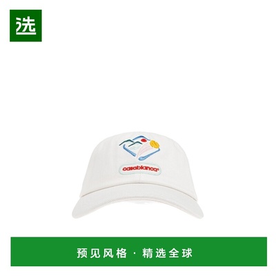 香港直邮CASABLANCA 男士帽子 APF25HAT00201 AW2025 白色 徽标帽