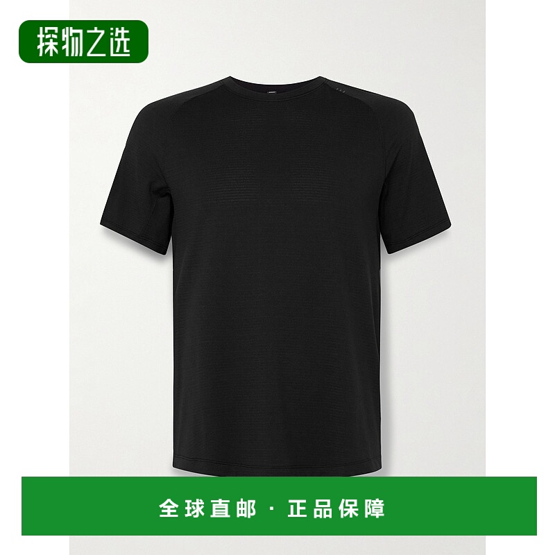 香港直邮Lululemon 男士 License to Train Recycled-Mesh 弹力T