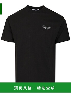 香港直邮GIVENCHY 男士T恤 BM71NK3YSA001 AW2025 黑色 Cotton t-