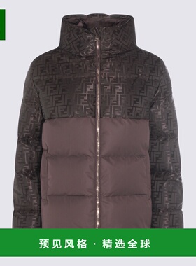 香港直邮FENDI 女士夹克 FAN226AT91F1T6H CO 黑色 Down filled c