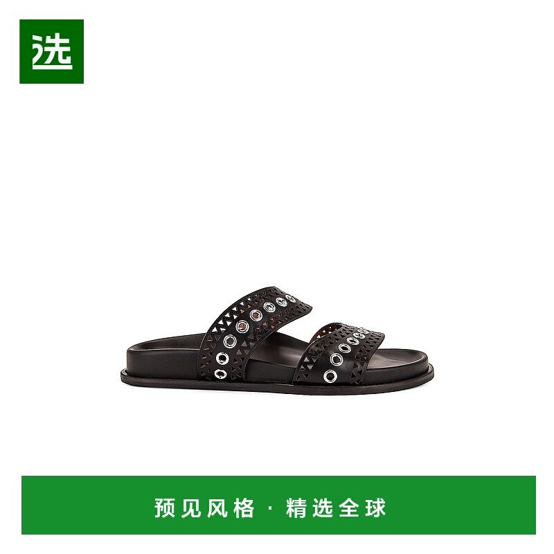 1h可退 香港直邮Alaïa 女士 穿孔网眼凉拖 AA3M022CK072,女鞋,时装凉鞋,淘宝优惠券,粉丝福利购,淘宝优惠卷