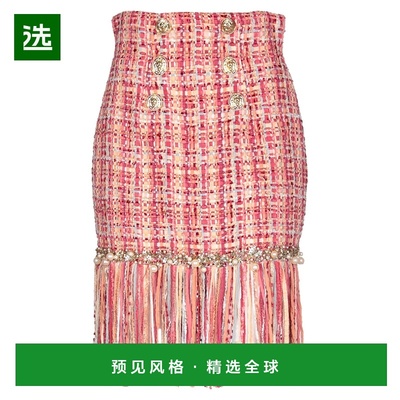 1h可退 香港直邮Elisabetta Franchi 女士 迷你半身裙 red红色 舒