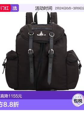 1h可退 香港直邮Vivienne Westwood Highland 双肩包 43010072UW0