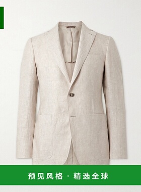 1h可退 香港直邮Canali 康钠丽 男士 Kei 亚麻西装外套 AE04999L2