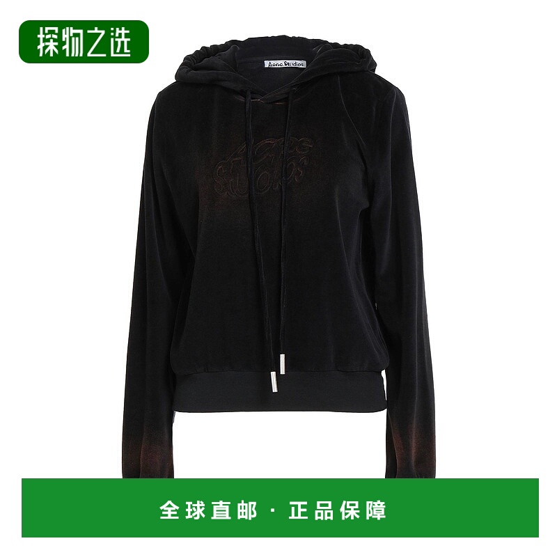 香港直邮Acne Studios 艾克妮 女士 连帽运动衫 black黑色 舒适时