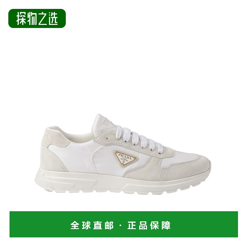 香港直邮Prada Prax 2.0 Re-Nylon 和绒面革运动鞋 2EE436D7CFG00