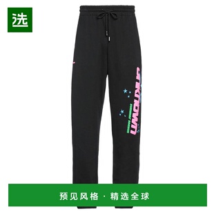 1h可退 香港直邮Unknown 男士 休闲长裤 black黑色 舒适时尚