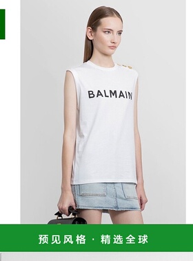 香港直邮Balmain 圆领T恤 AF1ED000BB02上衣女装