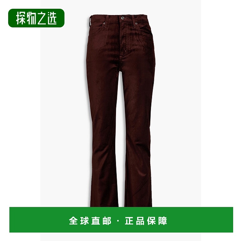 香港直邮AGOLDE 女士 绳绒织小喇叭裤 A1341155CHOCOLATEMILK