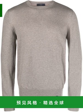 香港直邮FAY 男士针织毛衣 NMMC1472420CQTS400 AW2024 灰色 Fay