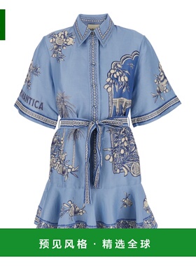 1h可退 香港直邮ALEMAIS 女士 'Villa Romantica' Front Blet 蓝