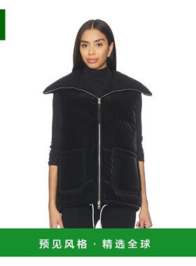 1h可退 香港直邮VARLEY 女士 Evie 蓬松马甲 VAR02835 black黑色