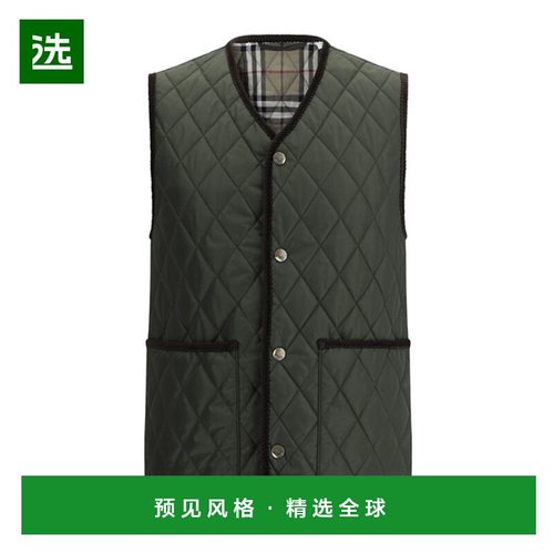 香港直邮Burberry 绗缝马甲 81008391