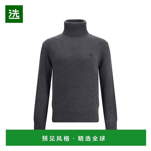 1h可退 香港直邮Ami Paris 男士 Pull Col Roule Ami De Coeur 针