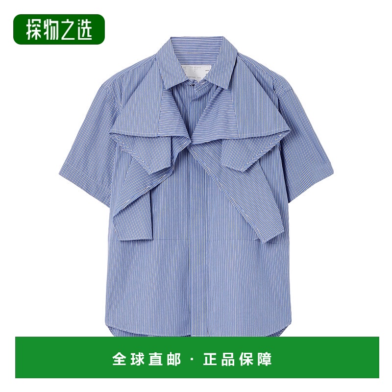 香港直邮Sacai 条纹衬衫 2507911短袖
