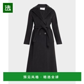 女装 1h可退 punto 双排扣自绑腰羊毛羊绒外套 美国直邮 Akris