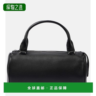 1h可退 香港直邮The Row 女士 Edith 皮革肩包 black黑色 舒适时