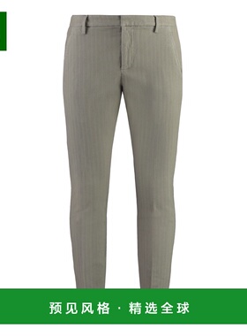 1h可退 香港直邮Dondup 男士 GAUBERT 棉质斜纹棉布裤子 UP235FS0