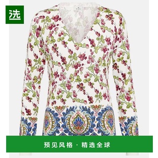 印花真丝混纺毛线衫 1h可退 女士 艾特罗 colorful 香港直邮Etro