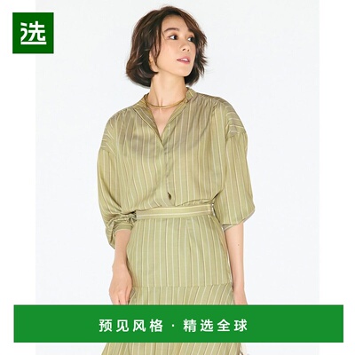 【日本直邮】doclasse 女士 上装T恤条纹气质时尚百搭小众高级感