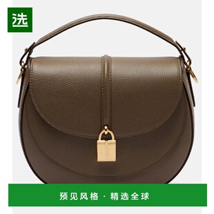 1h可退 香港直邮DeMellier 女士 Siena 皮革斜挎包 green绿色 舒