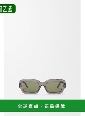 1h可退 欧洲直邮Loewe罗意威 女士灰色醋酸纤维矩形太阳镜