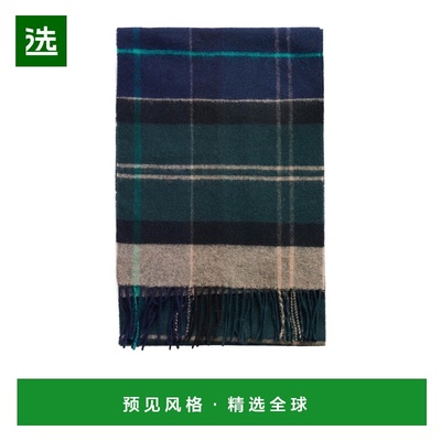 香港直邮Barbour 男士围巾 USC0322TN23 AW2025 绿色