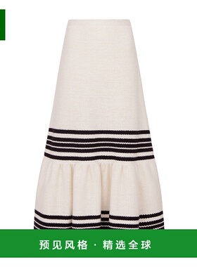香港直邮Dior MARINI&Egrave;RE 条纹细节半身裙 414J14AM647迪奥