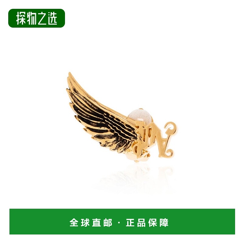 香港直邮Palm Angels 棕榈天使 女士 標誌夾式耳環 PWOD03AF25MAT