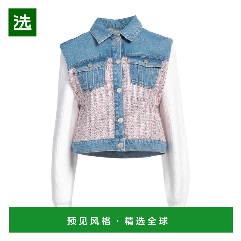 【美国直邮】maje 女士 外套长袖夹克牛仔图片