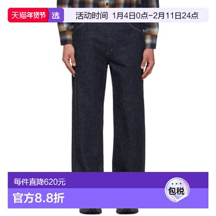 1h可退 香港直邮South2 West8 男士 海军蓝 5P 牛仔裤 RW601