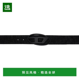 香港直邮Diesel 迪赛 男士 黑色 B-1dr 双面腰带 X08516PR413