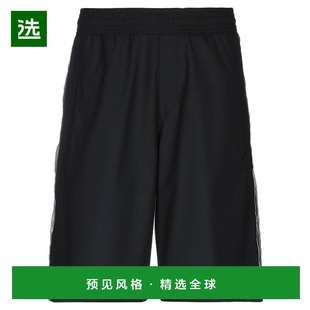 1h可退 香港直邮Neil Barrett 尼奥·贝奈特 男士 短裤 black黑色