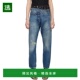 1h可退 易搭 直筒徽标褪色做旧休闲时尚 美国直邮 R13女士牛仔裤