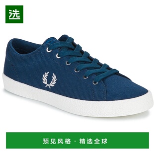 欧洲直邮FRED PERRY 男鞋 春夏 低帮板鞋 BASELINE HEAVY TWILL