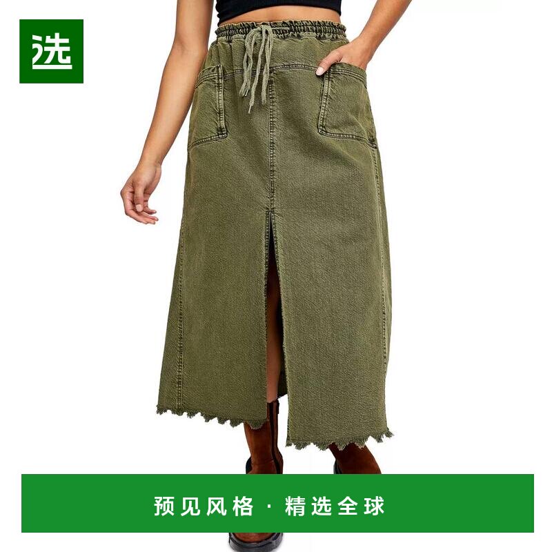 【美国直邮】free people 女士 半身裙 支付后1h可退裙子长裙图片