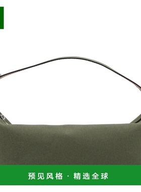 1h可退 香港直邮EÉRA 女士 MOON 绿色帆布长款肩包 LMCA19