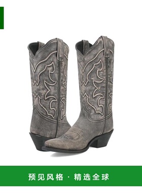 1h可退 【美国直邮】Laredo Reva 女靴 时装靴 中号叠层粗跟 舒适