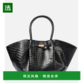 香港直邮DeMellier 女士 New 1h可退 York 鳄鱼皮革感手提包