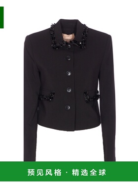 香港直邮TWIN SET 女士夹克 252TT223000006 AW2025 黑色 Jacket