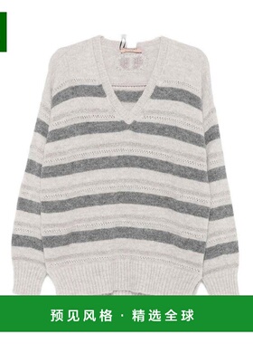 香港直邮TWIN SET 女士针织衫 252TT307213008 AW2025 灰色 Sweat