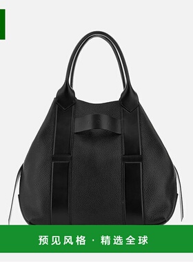 欧洲直邮Hogan Script黑色中号购物袋托特包单肩包手提包