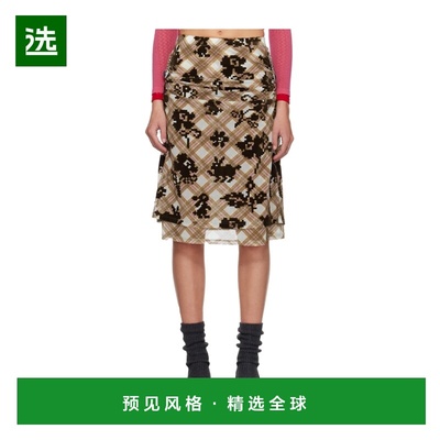 香港直邮CHOPOVA LOWENA 女士半身裙 3278BROWNMULTI AW2025