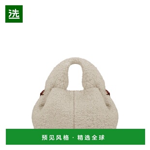 欧洲直邮POLENE Numéro Neuf Mini女士米色聚酯纤维手提包云朵包